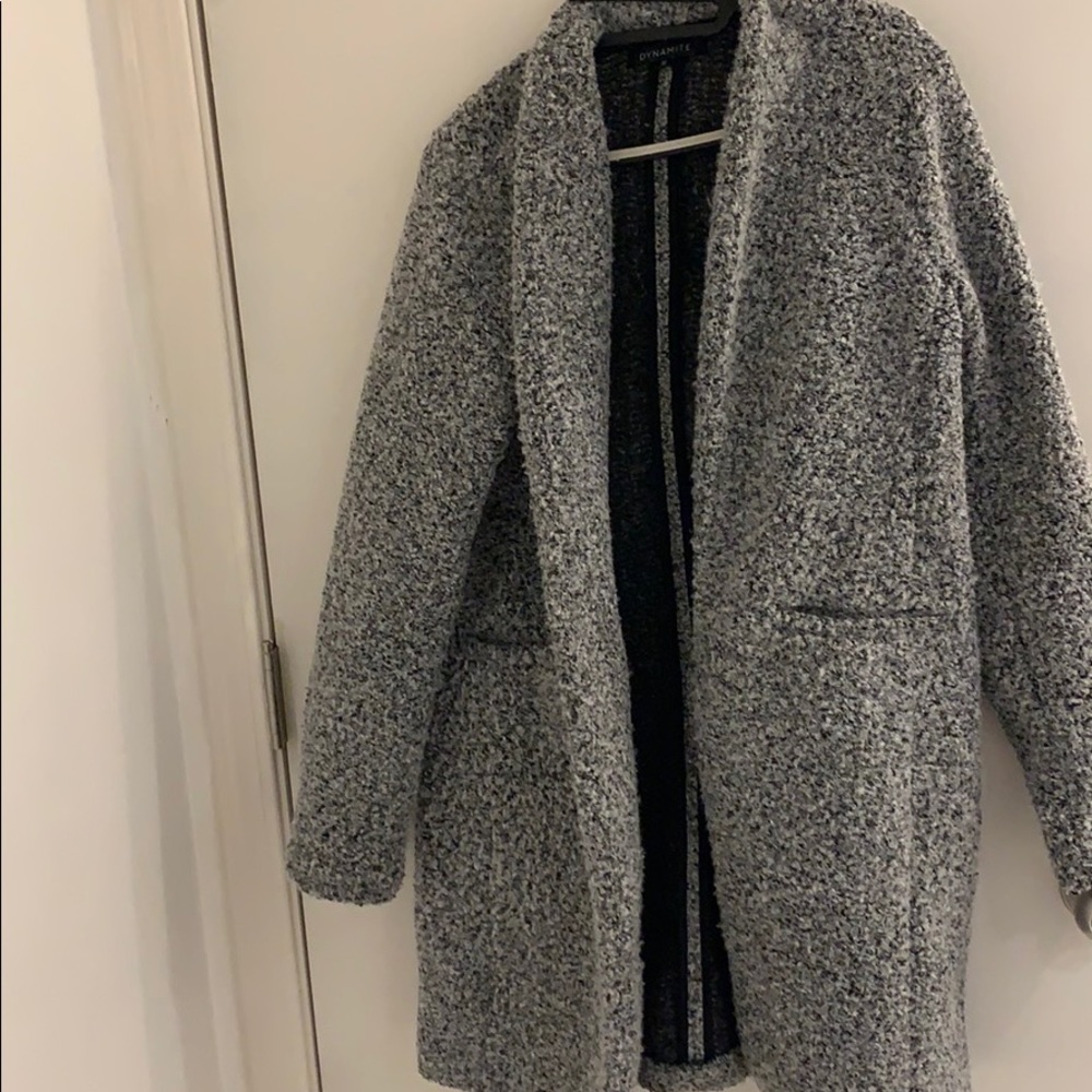 Wood like jacket
